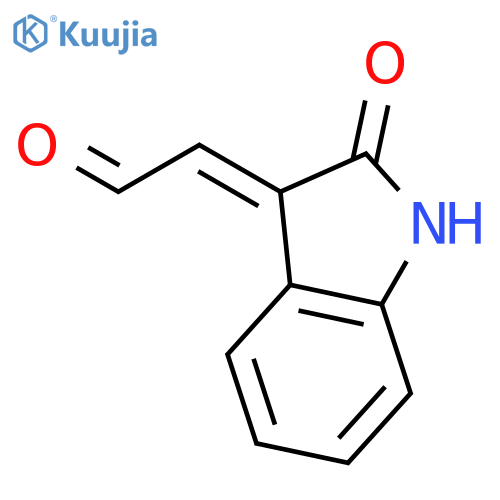 2-(2-oxo-2,3-dihydro-1H-indol-3-ylidene)acetaldehyde structure