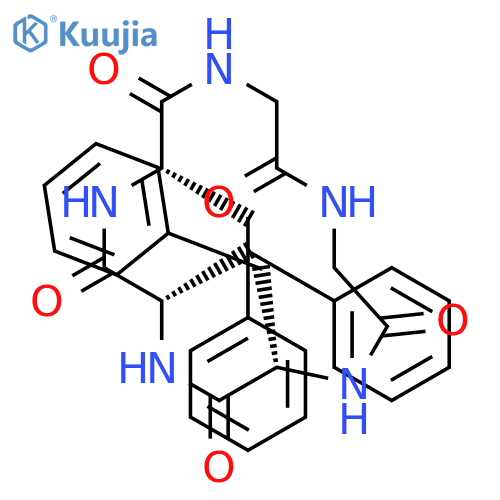Cyclo(glycylglycyl-L-phenylalanyl-L-phenylalanyl-L-phenylalanyl) structure