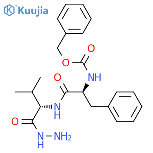 L-Valine, N-[N-[(phenylmethoxy)carbonyl]-L-phenylalanyl]-, hydrazide structure