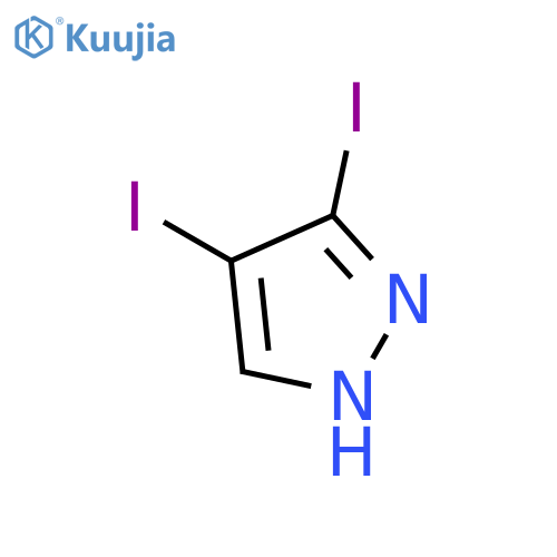 3,4-diiodopyrazole structure