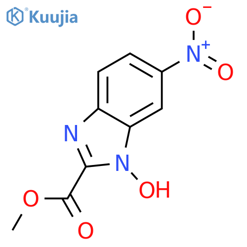 Methyl 1-hydroxy-6-nitrobenzimidazole-2-carboxylate structure