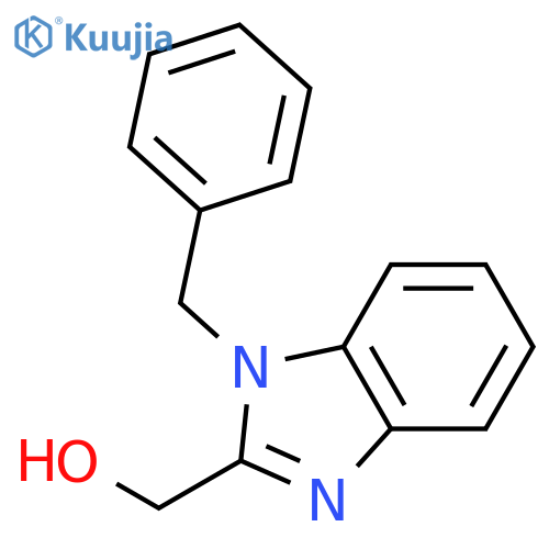 (1-Benzyl-1H-benzimidazol-2-yl)methanol structure