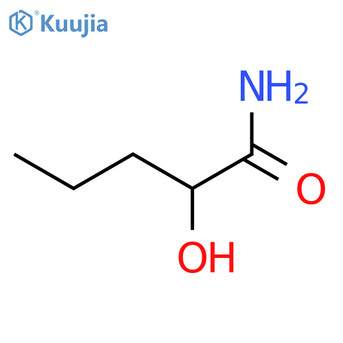 Pentanamide, 2-hydroxy- structure