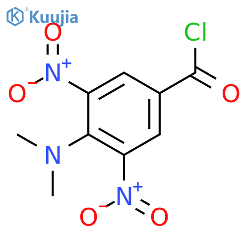 BENZOYL CHLORIDE, 4-(DIMETHYLAMINO)-3,5-DINITRO- structure