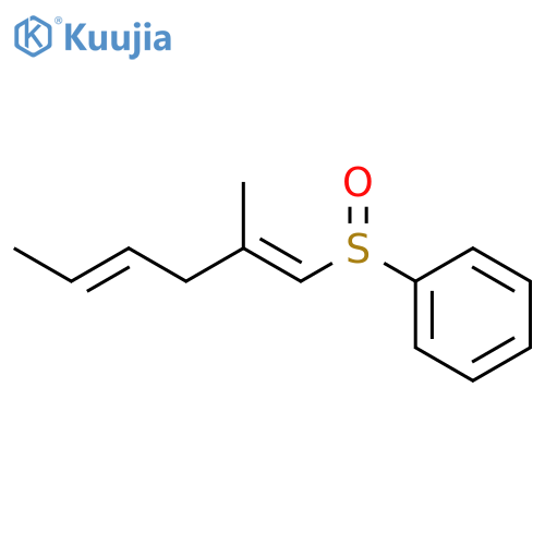 BENZENE, [(2-METHYL-1,4-HEXADIENYL)SULFINYL]- structure