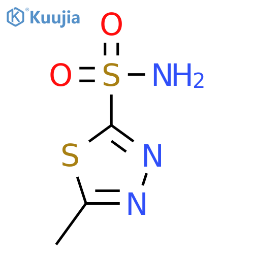 5-methyl-1,3,4-thiadiazole-2-sulfonamide structure