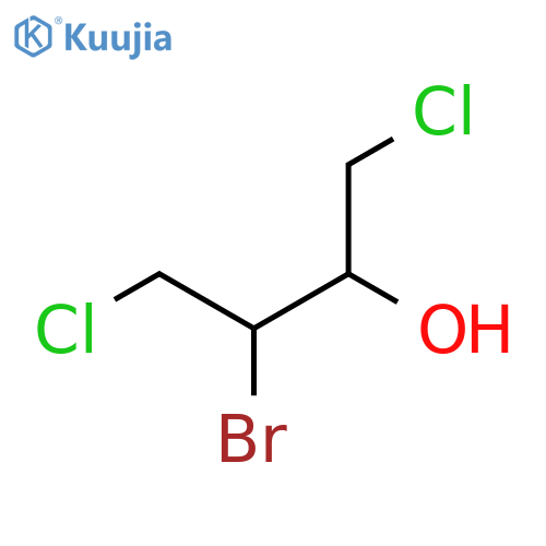 3-bromo-1,4-dichlorobutan-2-ol structure