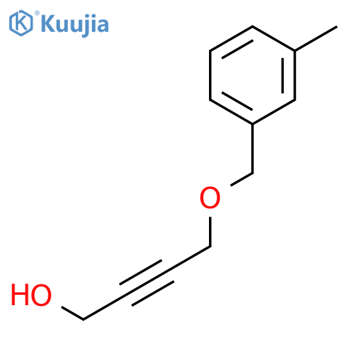2-BUTYN-1-OL, 4-[(3-METHYLPHENYL)METHOXY]- structure