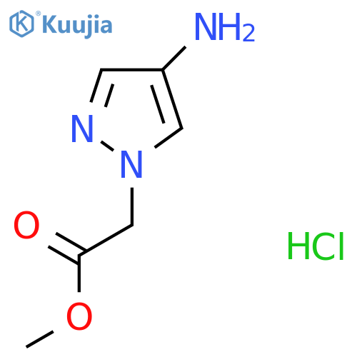 methyl (4-amino-1H-pyrazol-1-yl)acetate Hydrochloride structure