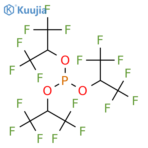 Tris(1,1,1,3,3,3-hexafluoro-2-propyl) phosphite structure