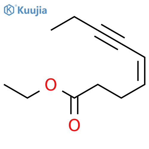 4-NONEN-6-YNOIC ACID, ETHYL ESTER, (Z)- structure