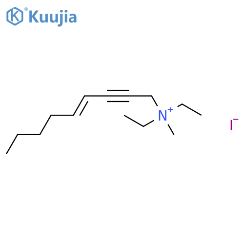 4-Nonen-2-yn-1-aminium, N,N-diethyl-N-methyl-, iodide structure