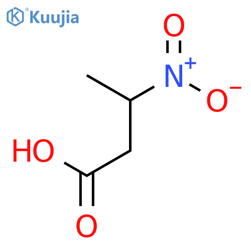 Butanoic acid, 3-nitro- structure