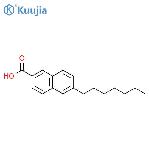 6-N-HEPTYLNAPHTHALENE-2-CARBOXYLIC ACID structure