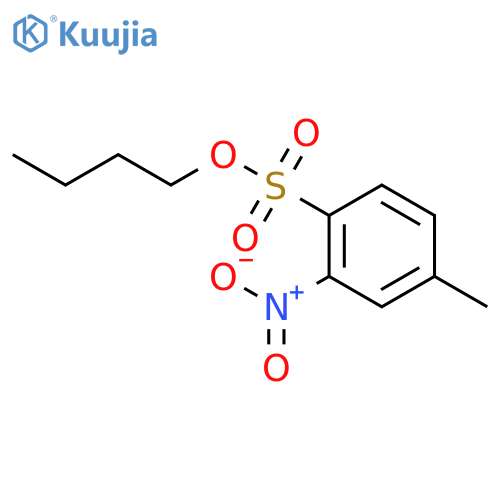 BENZENESULFONIC ACID, 4-METHYL-2-NITRO-, BUTYL ESTER structure