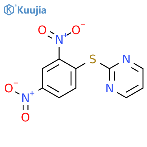 2-[(2,4-dinitrophenyl)sulfanyl]pyrimidine structure