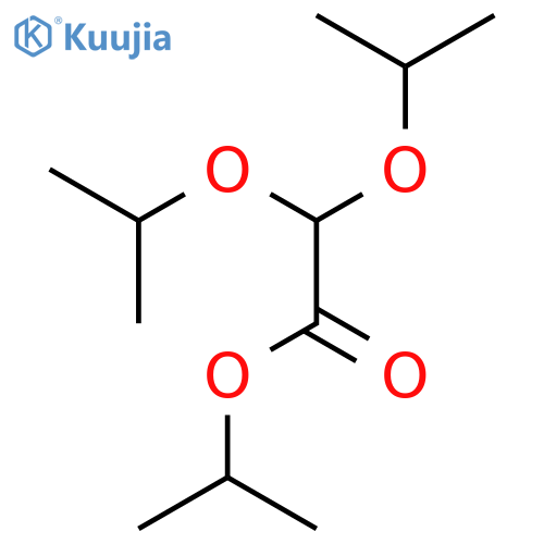 Acetic acid, bis(1-methylethoxy)-, 1-methylethyl ester structure
