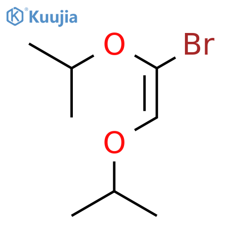 Propane, 2-[[(1E)-1-bromo-2-(1-methylethoxy)ethenyl]oxy]- structure