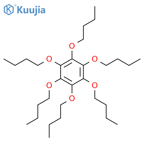 BENZENE, HEXABUTOXY- structure