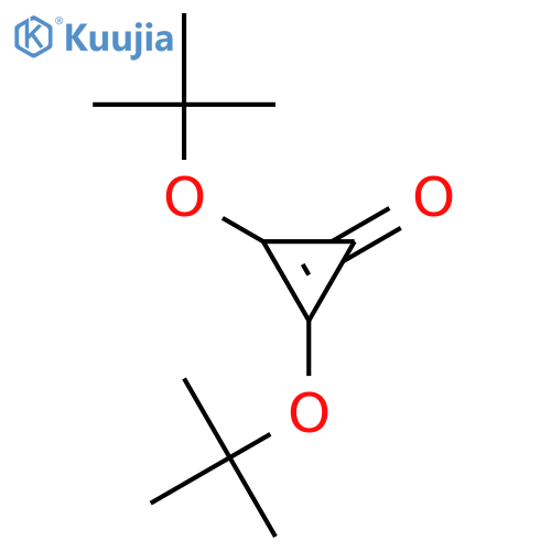 2-Cyclopropen-1-one, 2,3-bis(1,1-dimethylethoxy)- structure