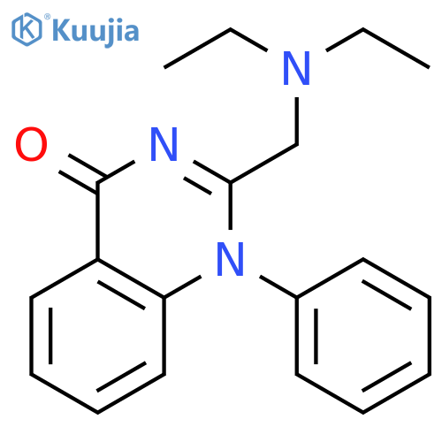 4(1H)-QUINAZOLINONE, 2-[(DIETHYLAMINO)METHYL]-1-PHENYL- structure