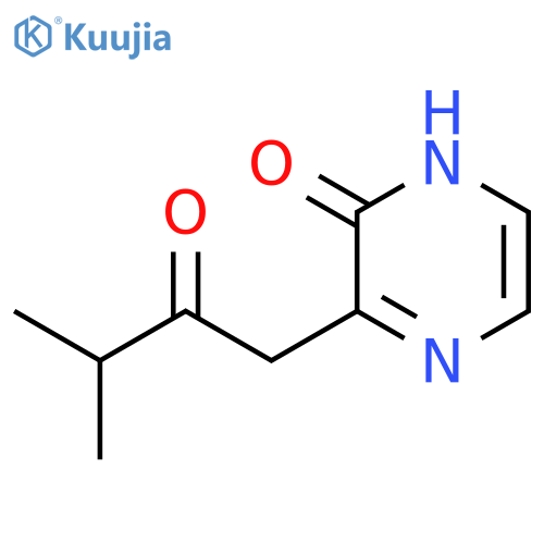2(1H)-PYRAZINONE, 3-(3-METHYL-2-OXOBUTYL)- structure