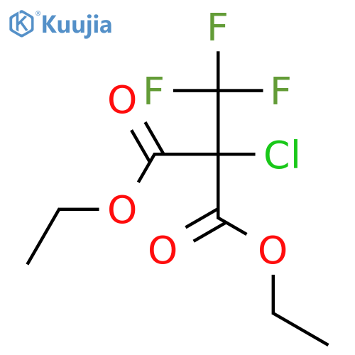 PROPANEDIOIC ACID, CHLORO(TRIFLUOROMETHYL)-, DIETHYL ESTER structure