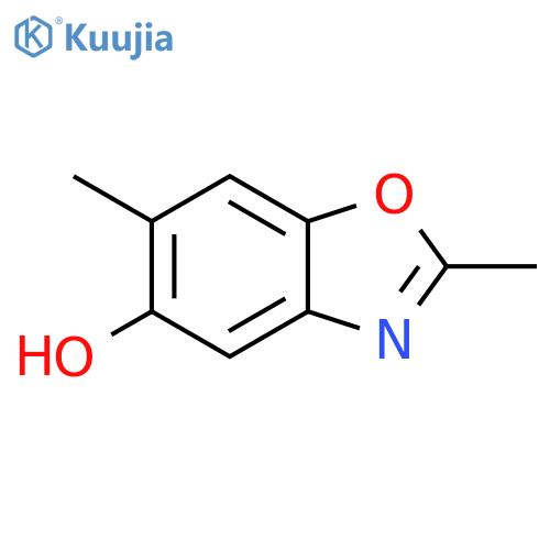 5-Benzoxazolol, 2,6-dimethyl- structure