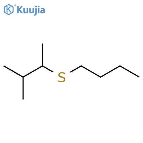 Butane, 2-(butylthio)-3-methyl- structure