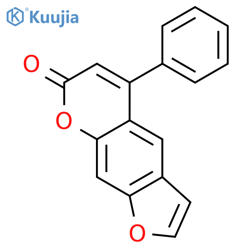 5-Phenyl-7H-furo[3,2-g][1]benzopyran-7-one structure