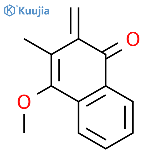1(2H)-NAPHTHALENONE, 4-METHOXY-3-METHYL-2-METHYLENE- structure