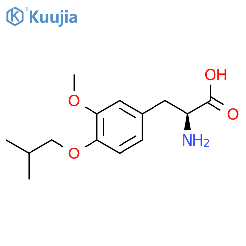 TYROSINE, 3-METHOXY-O-(2-METHYLPROPYL)- structure