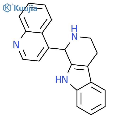 1,2,3,4-tetrahydro-1-(quinolin-4-yl)-beta-carboline structure