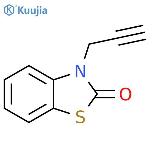 2(3H)-Benzothiazolone,3-(2-propynyl)-(9CI) structure