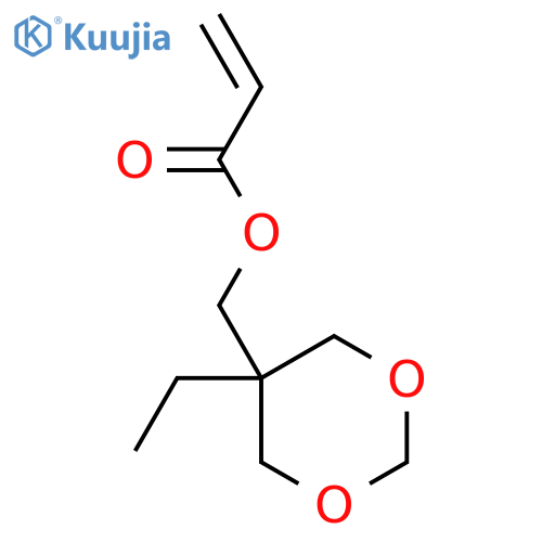 (5-Ethyl-1,3-dioxan-5-yl)methyl acrylate structure