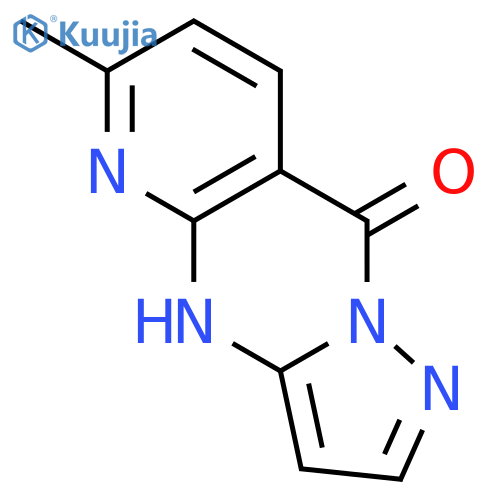 PYRAZOLO[1,5-A]PYRIDO[2,3-D]PYRIMIDIN-9(4H)-ONE, 6-METHYL- structure