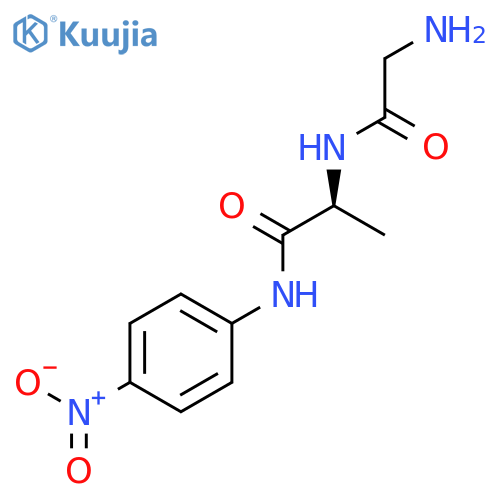 L-Alaninamide, glycyl-N-(4-nitrophenyl)- structure