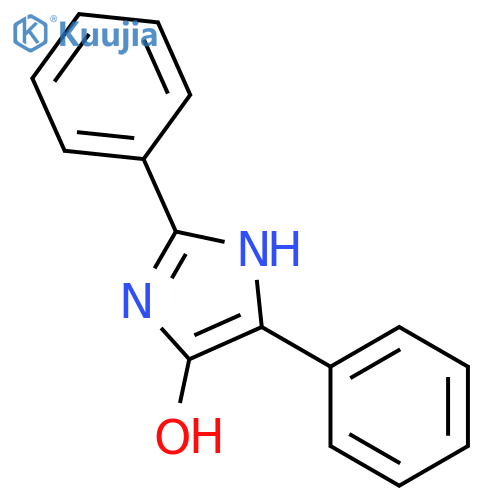 1H-Imidazol-4-ol, 2,5-diphenyl- structure