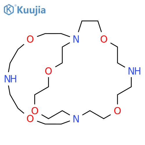 4,10,16,22,27,30-Hexaoxa-1,7,13,19-tetraazabicyclo[11.11.8]dotriacontane structure
