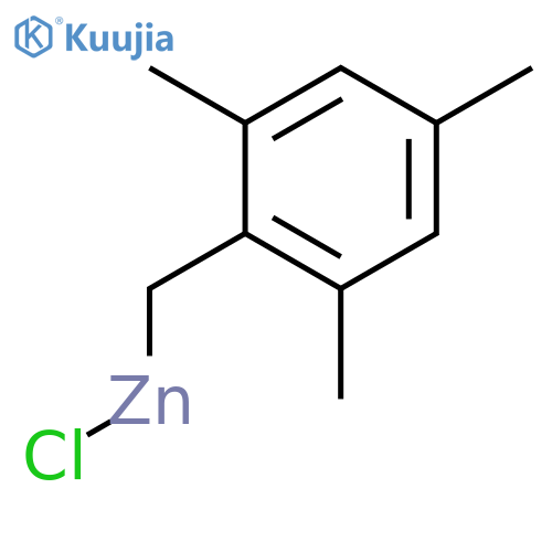 ZINC, CHLORO[(2,4,6-TRIMETHYLPHENYL)METHYL]- structure