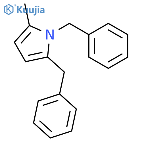 1H-Pyrrole, 2-methyl-1,5-bis(phenylmethyl)- structure