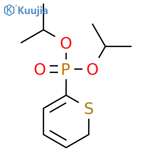 Phosphonic acid, 2H-thiopyran-6-yl-, bis(1-methylethyl) ester structure