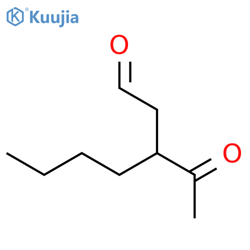 HEPTANAL, 3-ACETYL- structure