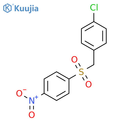 BENZENE, 1-CHLORO-4-[[(4-NITROPHENYL)SULFONYL]METHYL]- structure
