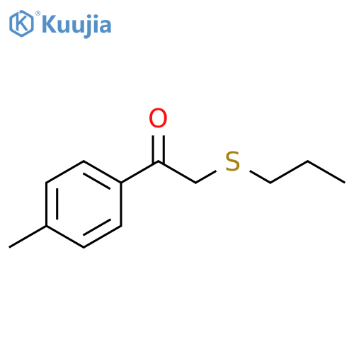 2-(Propylthio)-1-(p-tolyl)ethan-1-one structure