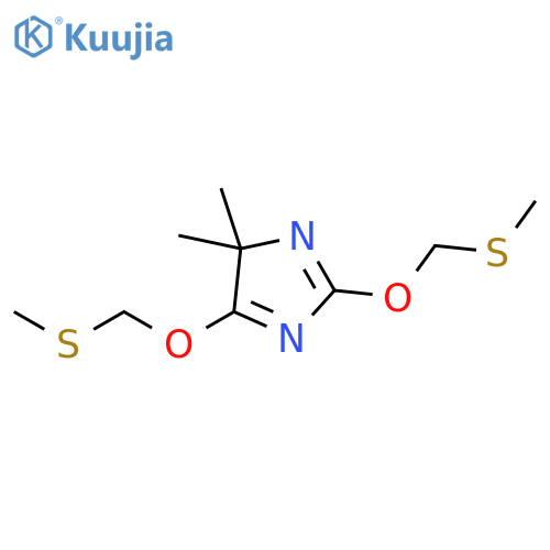 4H-Imidazole, 4,4-dimethyl-2,5-bis[(methylthio)methoxy]- structure