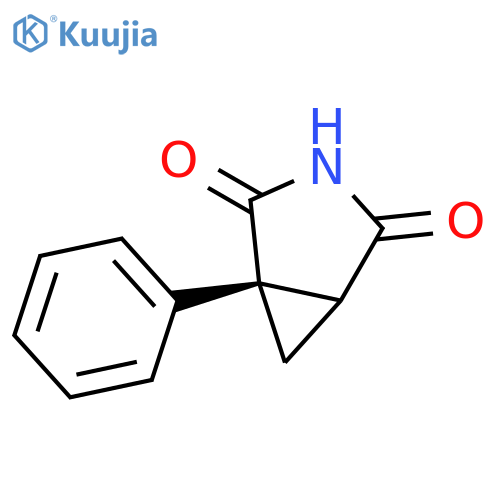 3-Azabicyclo[3.1.0]hexane-2,4-dione, 1-phenyl-, (1S)- structure