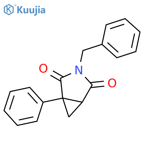 3-Azabicyclo[3.1.0]hexane-2,4-dione, 1-phenyl-3-(phenylmethyl)- structure