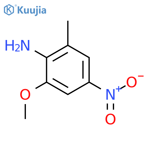 2-Methoxy-6-methyl-4-nitroaniline structure