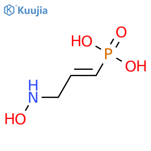 [(1E)-3-(hydroxyamino)prop-1-en-1-yl]phosphonic acid structure